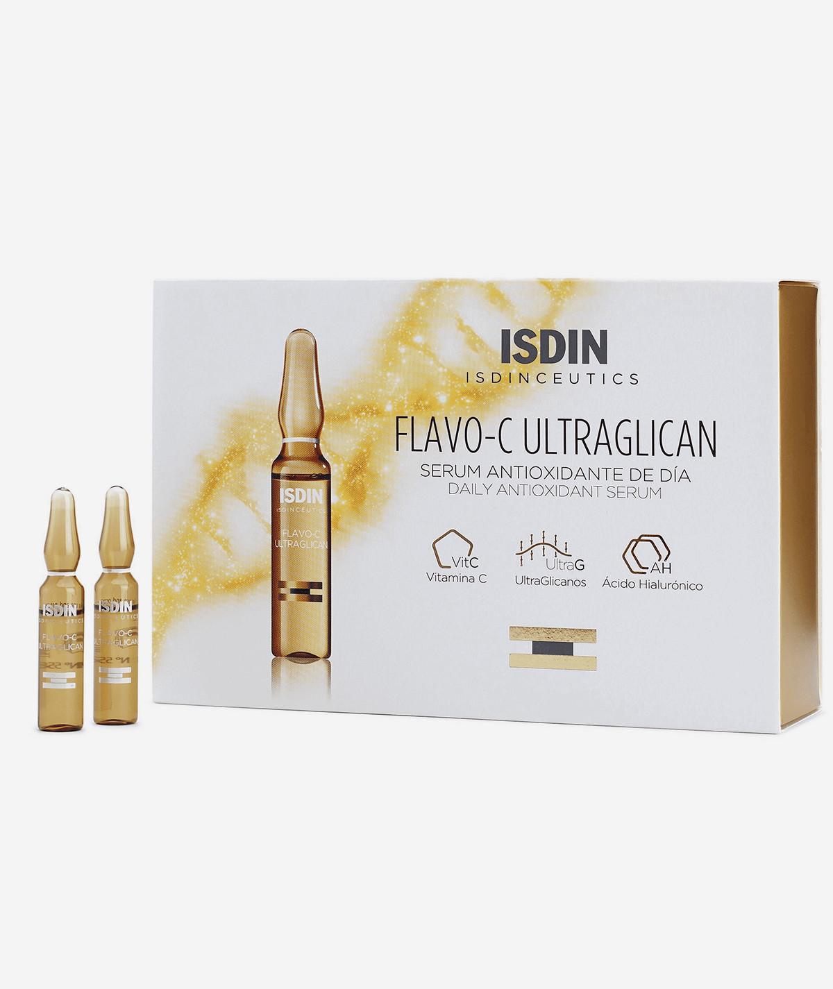 Isdinceutics Flavo C Ultraglican Sérum Antioxidante de Día 30 ampollas