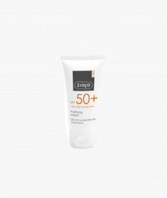 Ziaja SPF50+ Crema facial protectora matificante