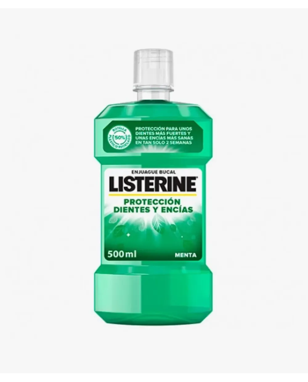Listerine Dientes y Encías Menta Enjuague Bucal 500 ml