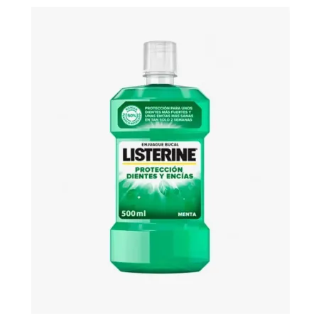 Listerine Dientes y Encías Menta Enjuague Bucal 500 ml