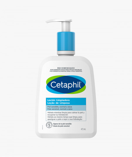 Cetaphil Loción Limpiadora Facial Pieles Sensibles y Secas 473ml