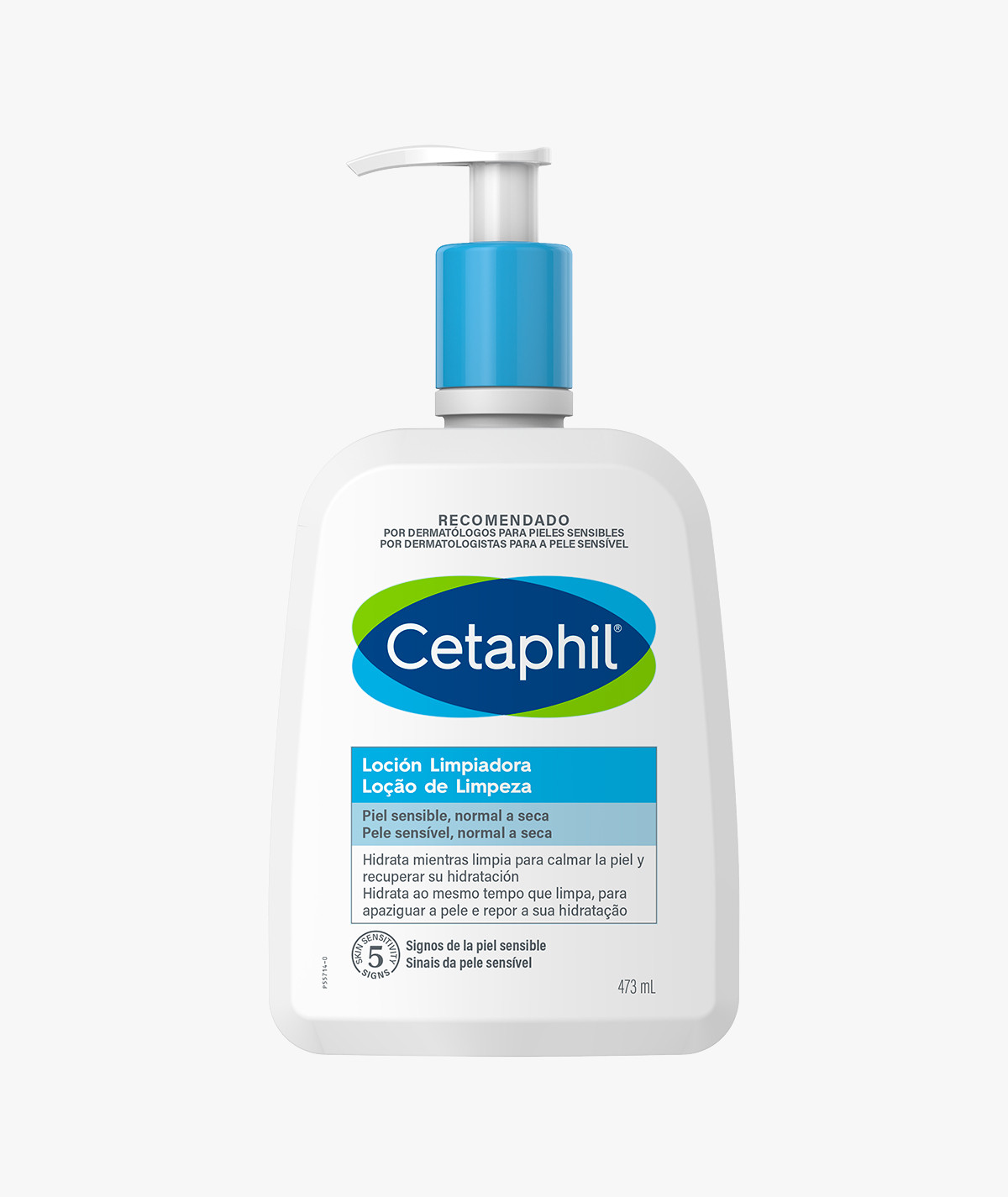 Cetaphil Loción Limpiadora Facial Pieles Sensibles y Secas 473ml