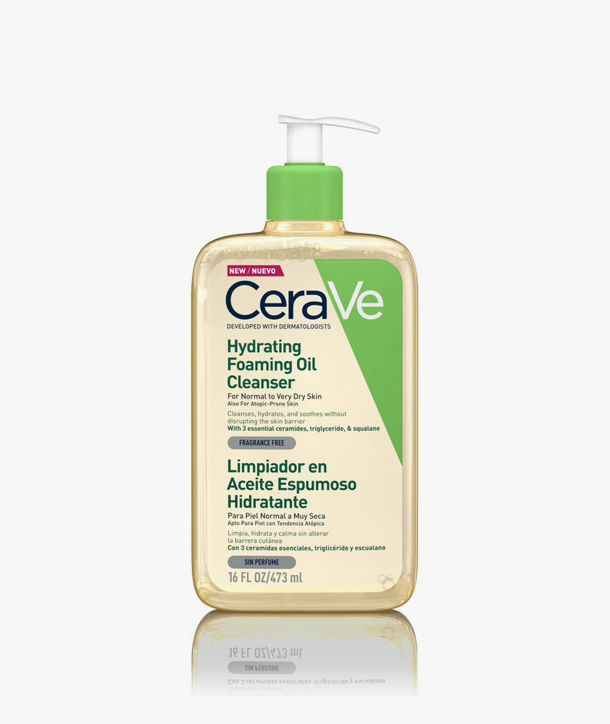 Cerave Aceite Limpiador Espumoso 473ml