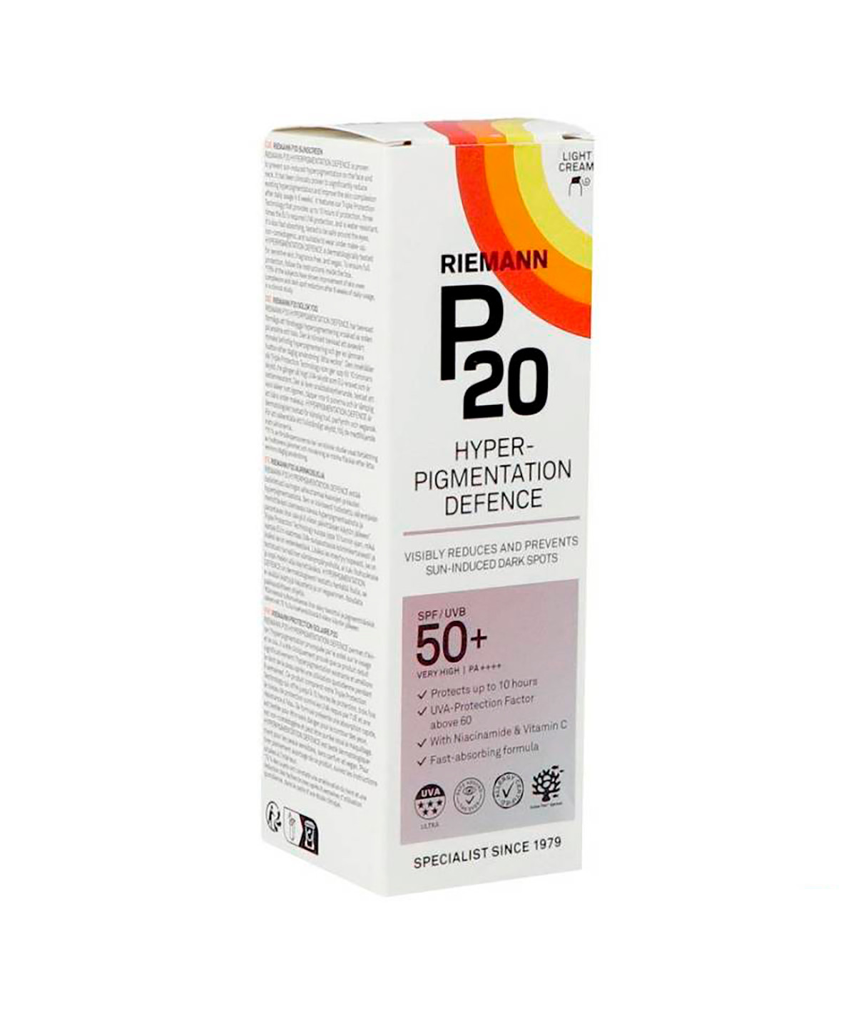 P20 Hyperpigmentation Defence 50+ Protección Solar Antimanchas
