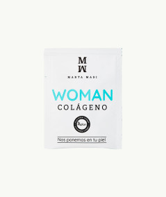 woman colágeno sobre