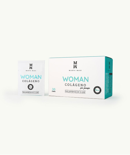 woman colágeno sobres