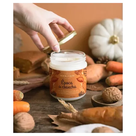 Book and Glow Vela Época de Cosecha