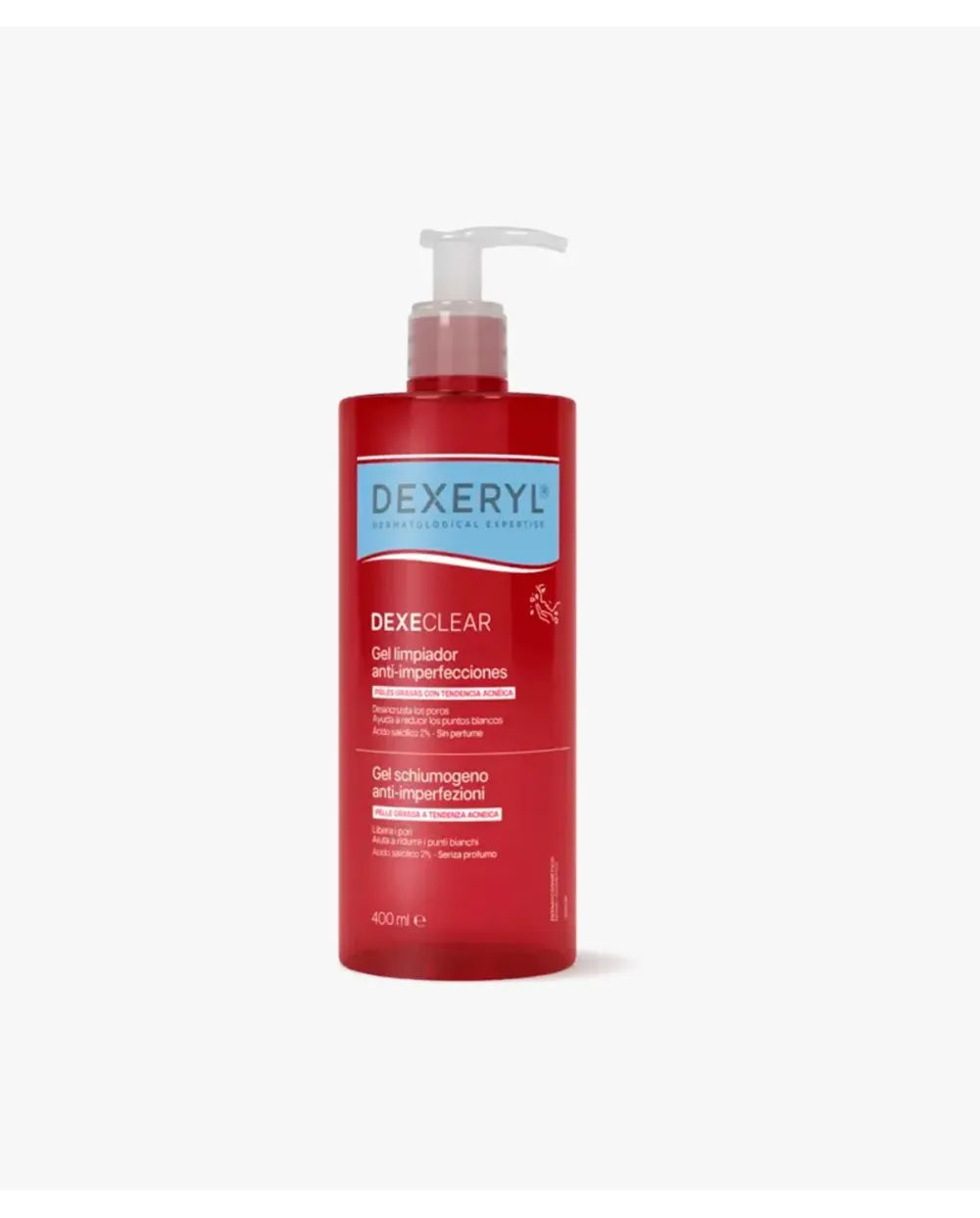 Dexeryl Dexeclear Gel limpiador anti-imperfecciones 400 ml