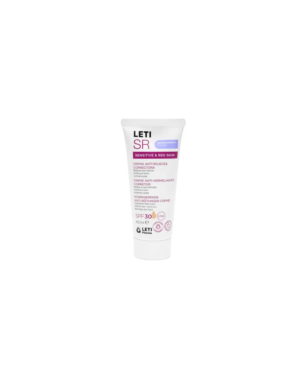 LETISR Crema Anti-Rojeces Correctora Color SPF30