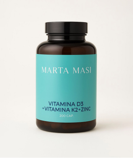 Marta Masi Max Vitamina D3 + Vitamina K2 + Zinc 200 cápsulas
