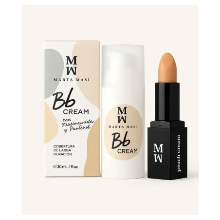 Marta Masi BBcream Crema Hidratante con Color (30ml) + Marta Masi corrector Hidratante Peach Cream