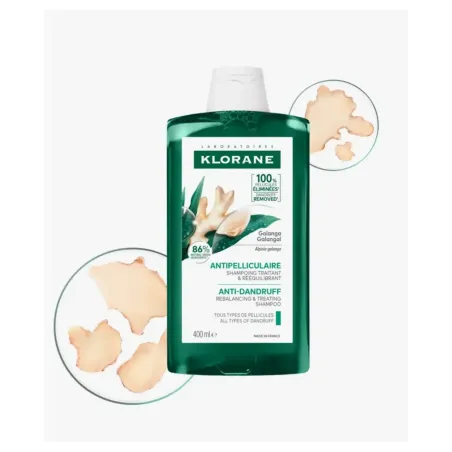 Klorane Galanga Champú Anticaspa Reequilibrante 400 ml