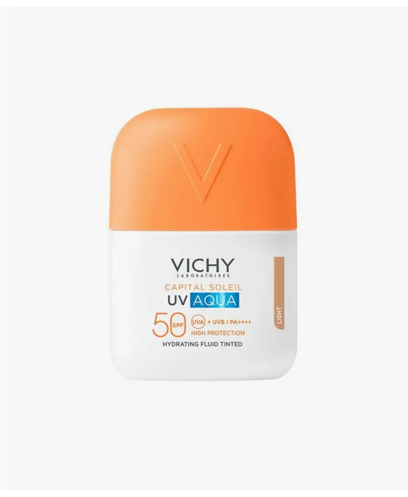 Vichy Capital Soleil UV Aqua Fluido Hidratante SPF50 50 ml - Tono Claro