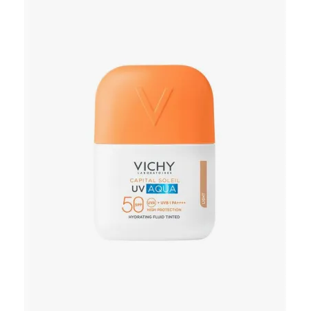 Vichy Capital Soleil UV Aqua Fluido Hidratante SPF50 50 ml - Tono Claro