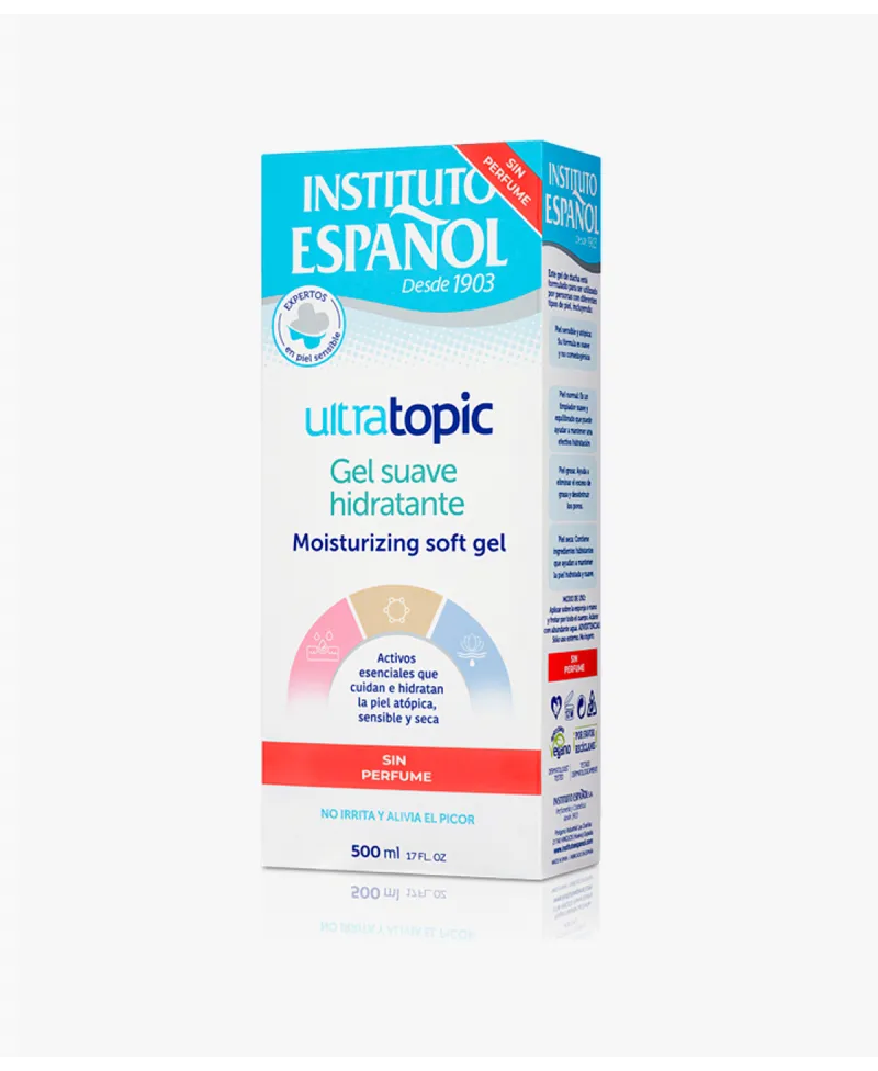 Instituto Español Ultratopic Gel Suave Hidratante 500 ml