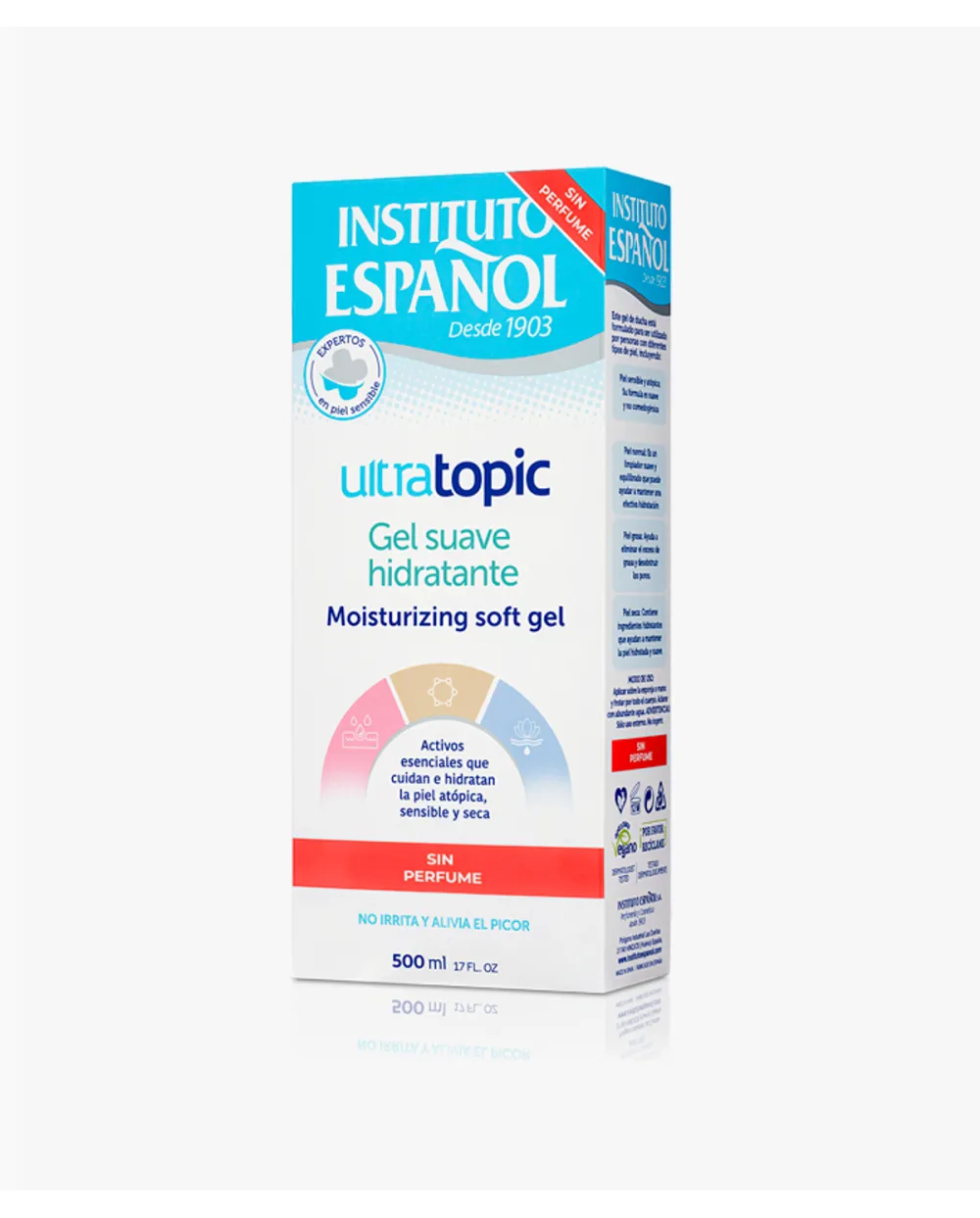 Instituto Español Ultratopic Gel Suave Hidratante 500 ml