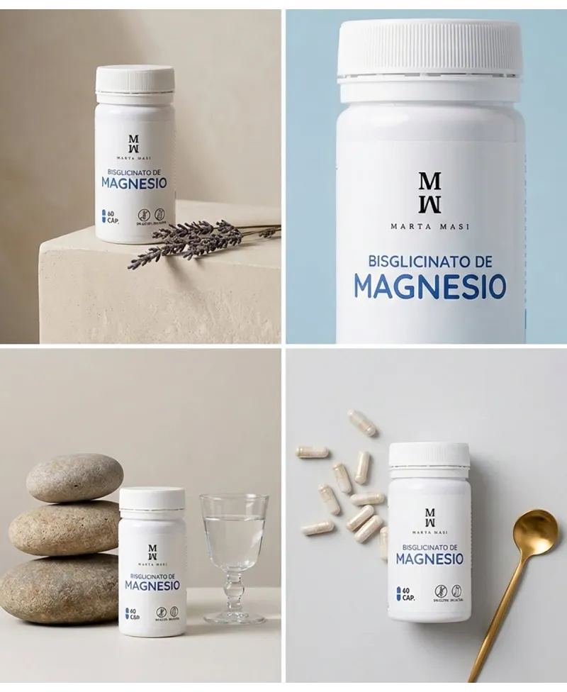 Bisglicinato de Magnesio Marta Masi (60 cáps) | Relájate y Duerme