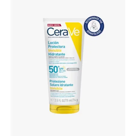 Cerave Loción Protectora Invisible Hidratante SPF50 75 ml