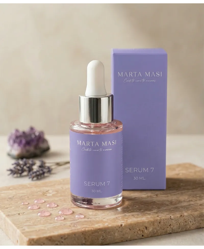 Marta Masi Sérum 7: Complejo 7 Péptidos, Niacinamida y PDRN