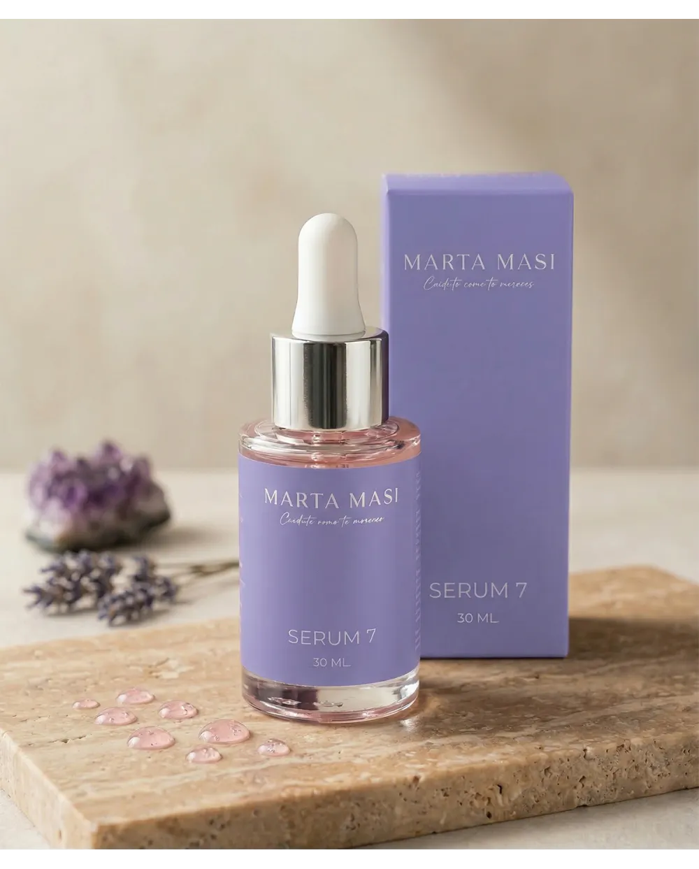 Marta Masi Sérum 7: Complejo 7 Péptidos, Niacinamida y PDRN