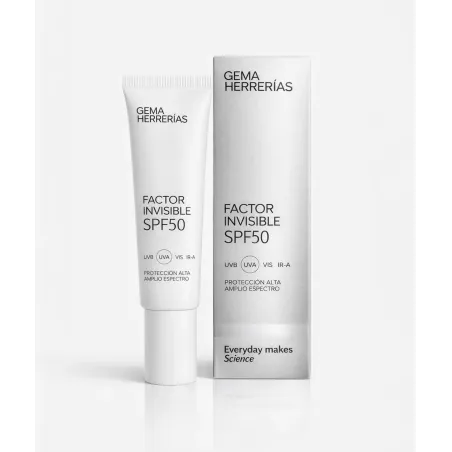 Gema Herrerías Factor Invisible SPF50 Amplio espectro [UVB UVA VIS IR-A] 45 ml