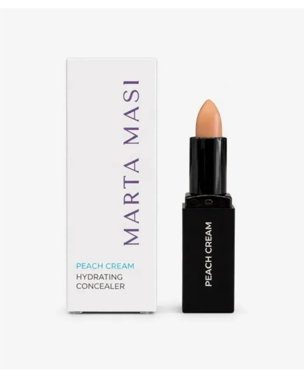 Marta Masi Corrector Hidratante Peach Cream | Neutraliza Ojeras e Ilumina + BROCHA GRATIS