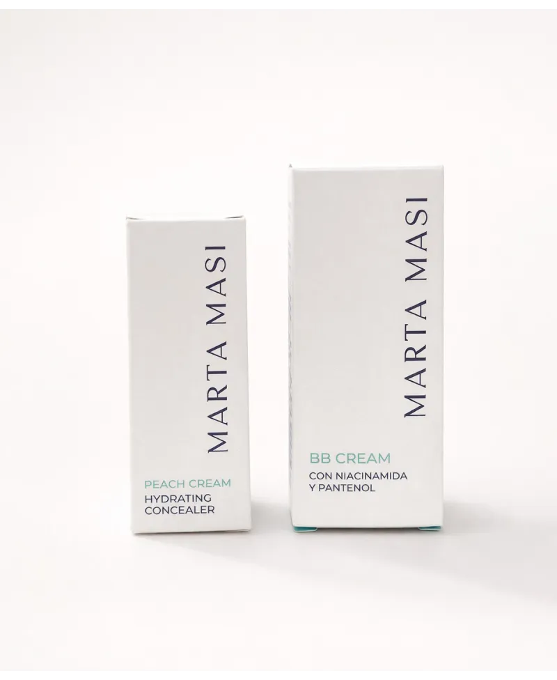 BBcream Crema Hidratante con Color (30ml) + Marta Masi corrector Hidratante Peach Cream