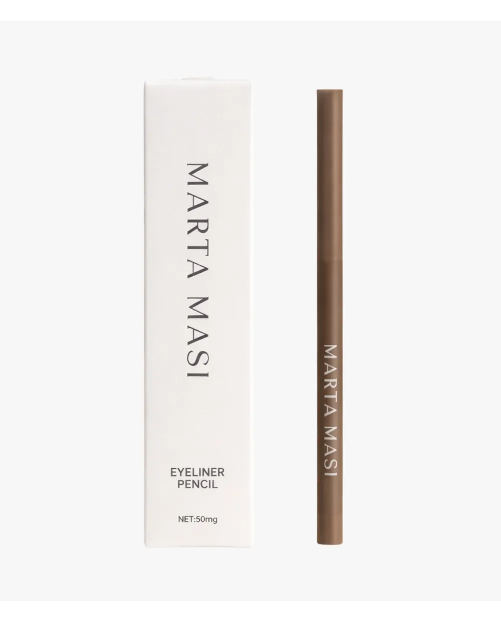 Marta Masi Eyeliner Pencil 50mg – Precisión Infinita y Color Intenso - Tono NATURAL BROWN