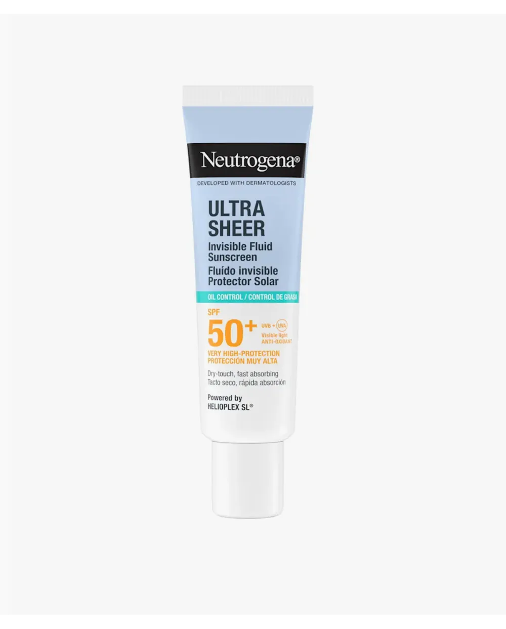 Neutrogena Ultra Sheer Fluido Invisible Control de Grasa Protección Facial SPF50+ 50 ml