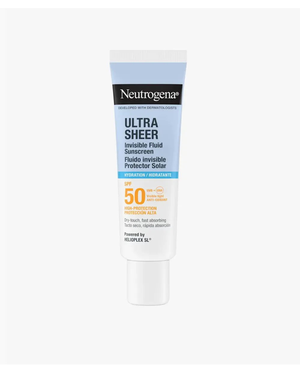 Neutrogena Ultra Sheer Fluido Invisible Hidratante Protección Facial SPF50 50 ml
