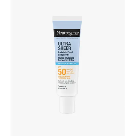 Neutrogena Ultra Sheer Fluido Invisible Hidratante Protección Facial SPF50 50 ml