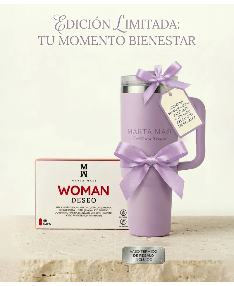 woman deseo edición limitada con vaso