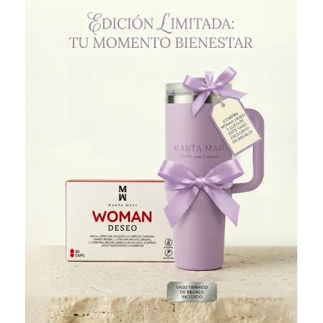 woman deseo edición limitada con vaso