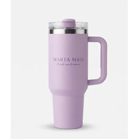 Vaso Térmico GRATIS Marta Masi de 1,2 Litros con Tapa al comprar WOMAN DESEO