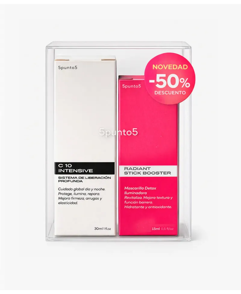 5Punto5 Pack Iluminador & Detox: Radiant Stick Booster + C10 Intensive