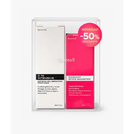 5Punto5 Pack Iluminador & Detox: Radiant Stick Booster + C10 Intensive