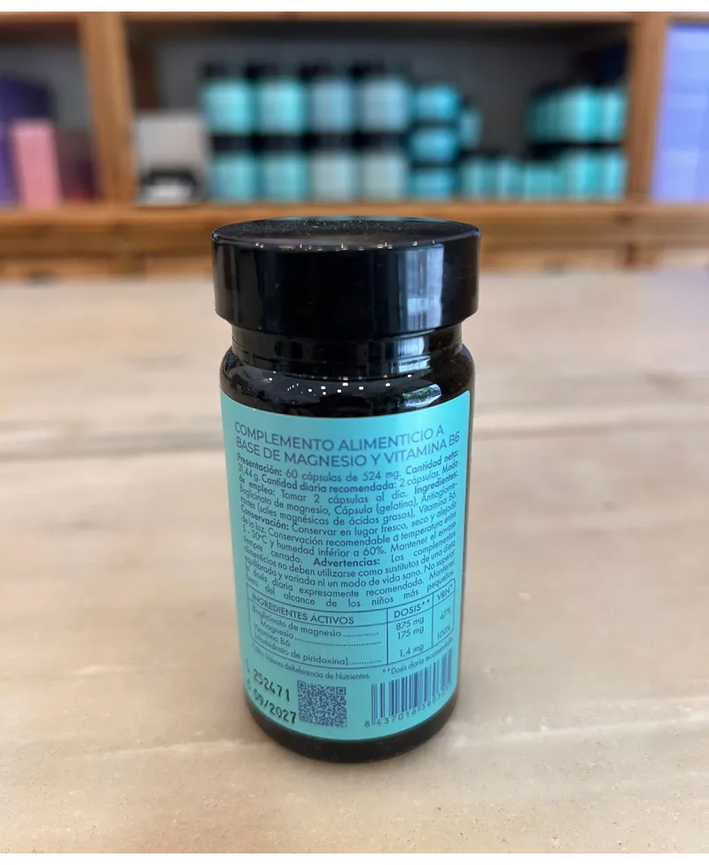 bote Bisglicinato de Magnesio y Vitamina B6