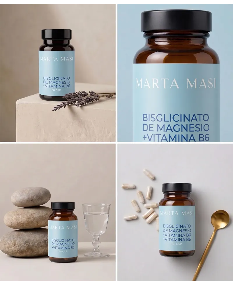 bote Bisglicinato de Magnesio y Vitamina B6