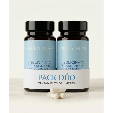 botes DÚO 2 MESES: Bisglicinato de Magnesio y Vitamina B6