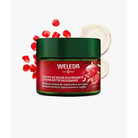 Weleda Crema de Noche Reafirmante de Granada y Péptidos de Maca 40 ml