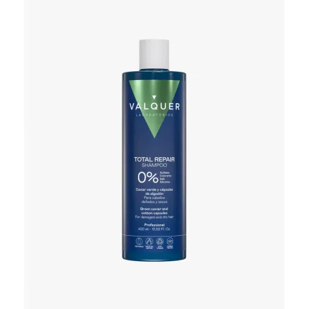 Valquer Champú Reparador para Cabello Dañado - 0% Sin Sulfatos 400 ml