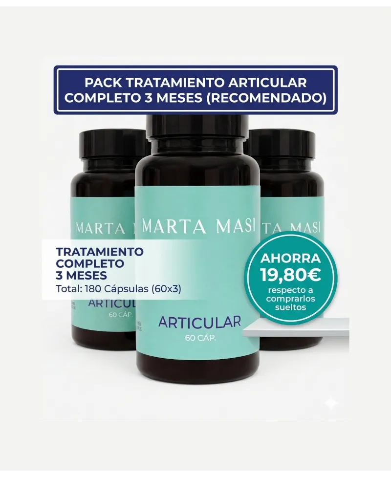 Marta Masi ARTICULAR - Pack Tratamiento Completo 3 Meses