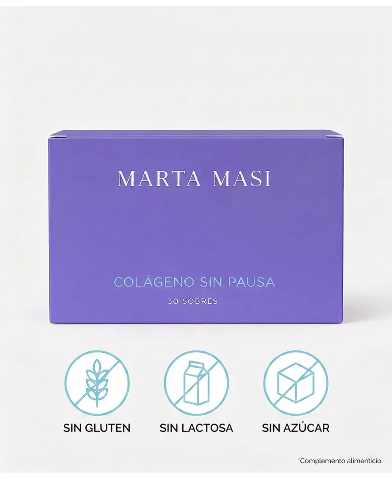 Caja de Marta Masi Colágeno Sin Pausa | Colágeno para Mujer y Menopausia