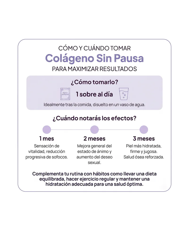 Caja de Marta Masi Colágeno Sin Pausa | Colágeno para Mujer y Menopausia
