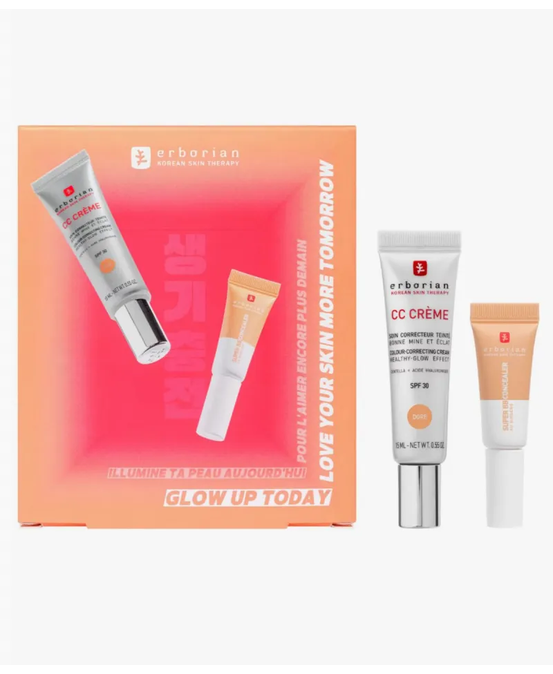 Erborian Cofre El Dúo Buena Cara: CC Creme Dore 15 ml + Super BB Concealer Dore 3 ml