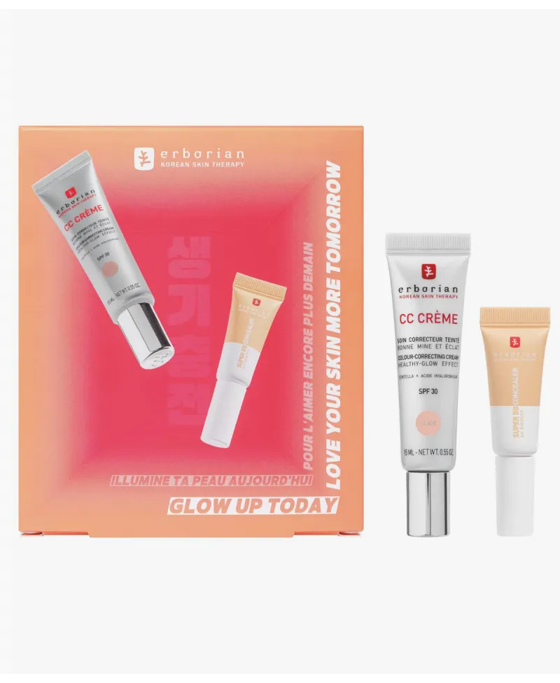Erborian Cofre El Dúo Buena Cara: CC Creme Clair 15 ml + Super BB Concealer Clair 3 ml
