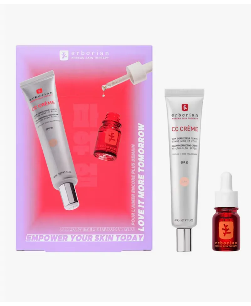 Erborian Cofre Los Icónicos: CC Creme Clair 40 ml + Skin Therapy 10 ml