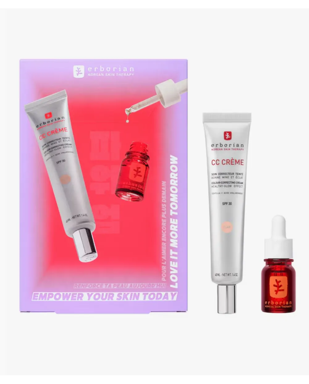 Erborian Cofre Los Icónicos: CC Creme Clair 40 ml + Skin Therapy 10 ml