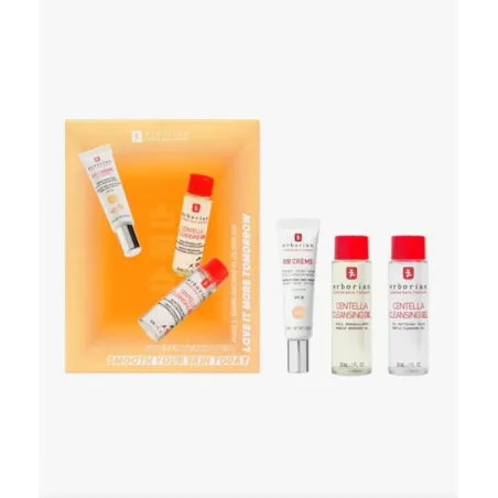 Erborian El Trío Alisador: BB Creme Nude 15 ml + Centella Oil 30 ml + Centella Gel 30 ml