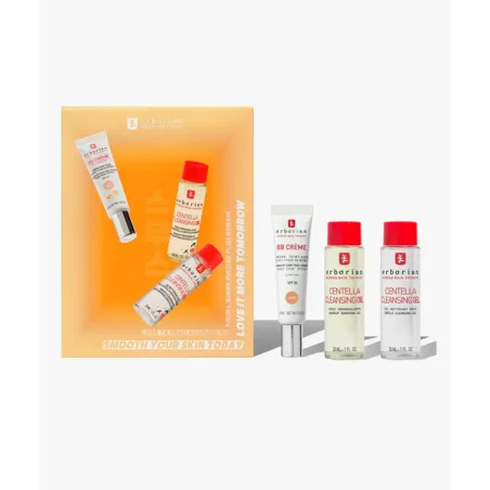 Erborian El Trío Alisador: BB Creme Dore 15 ml + Centella Oil 30 ml + Centella Gel 30 ml